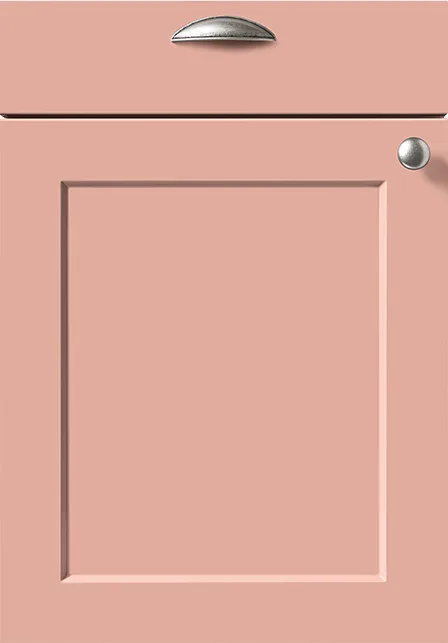 Schüller Vienna Rahmenfront in Pastellrose Satin im Landhausstil