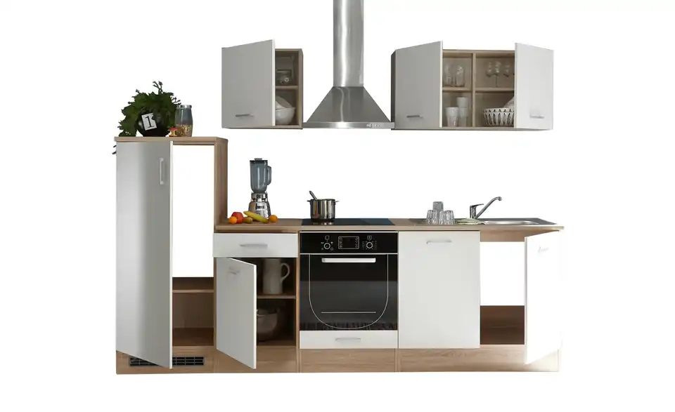 Sconto Küchenzeile Den Haag, 270 cm ohne Geräte und ohne Spüle