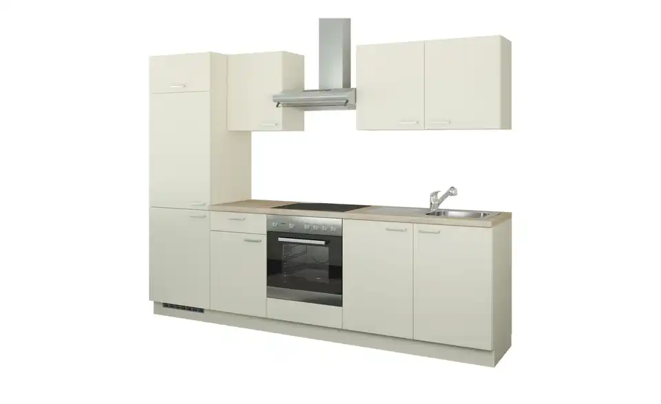 CUBO15 Küchenzeile Aachen in Creme, 270 cm, bei Höffner online
