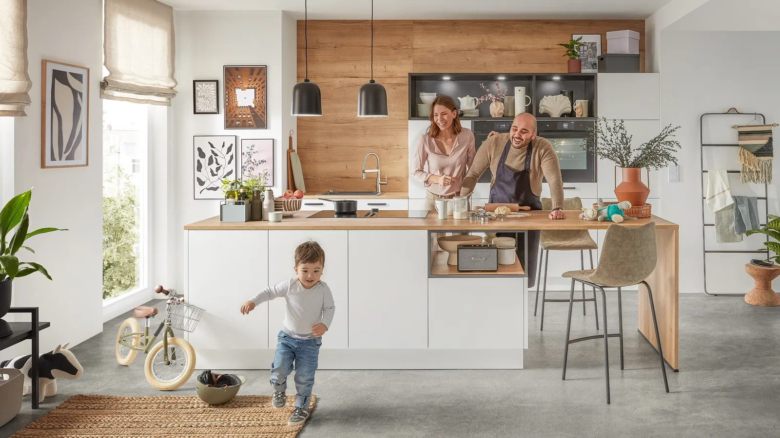 Moderne Familienküche