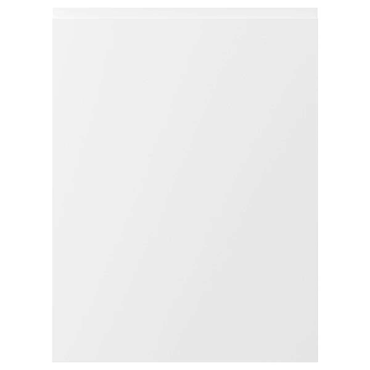 IKEA METOD VOXTORP Front matt weiß, Nahaufnahme schlichte Kante