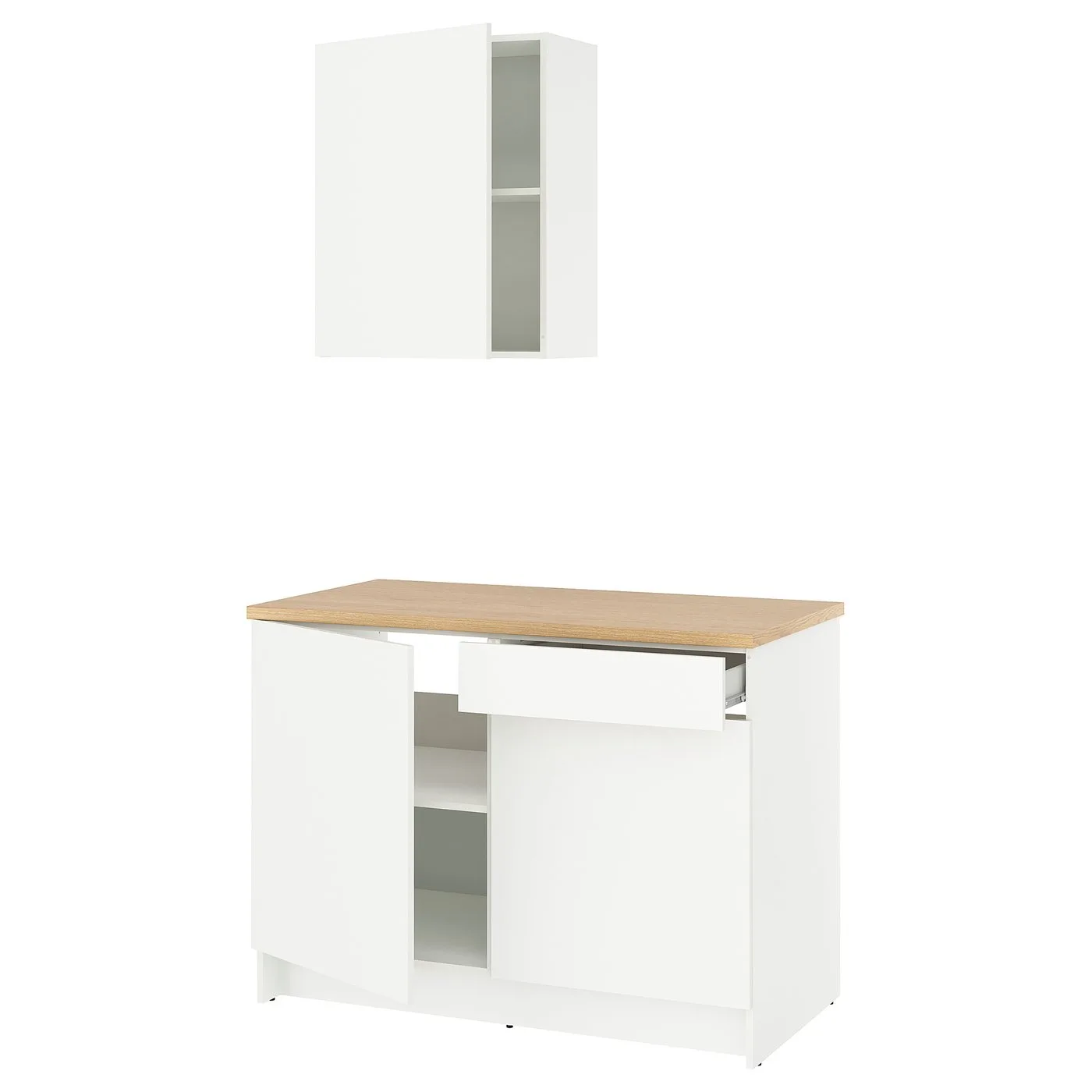 IKEA KNOXHULT Küchenzeile weiß 120 cm