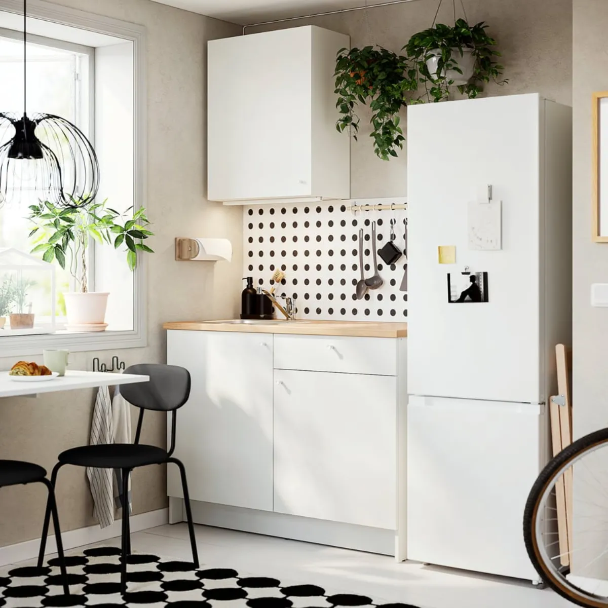 IKEA KNOXHULT Küchenzeile weiß, 120 cm