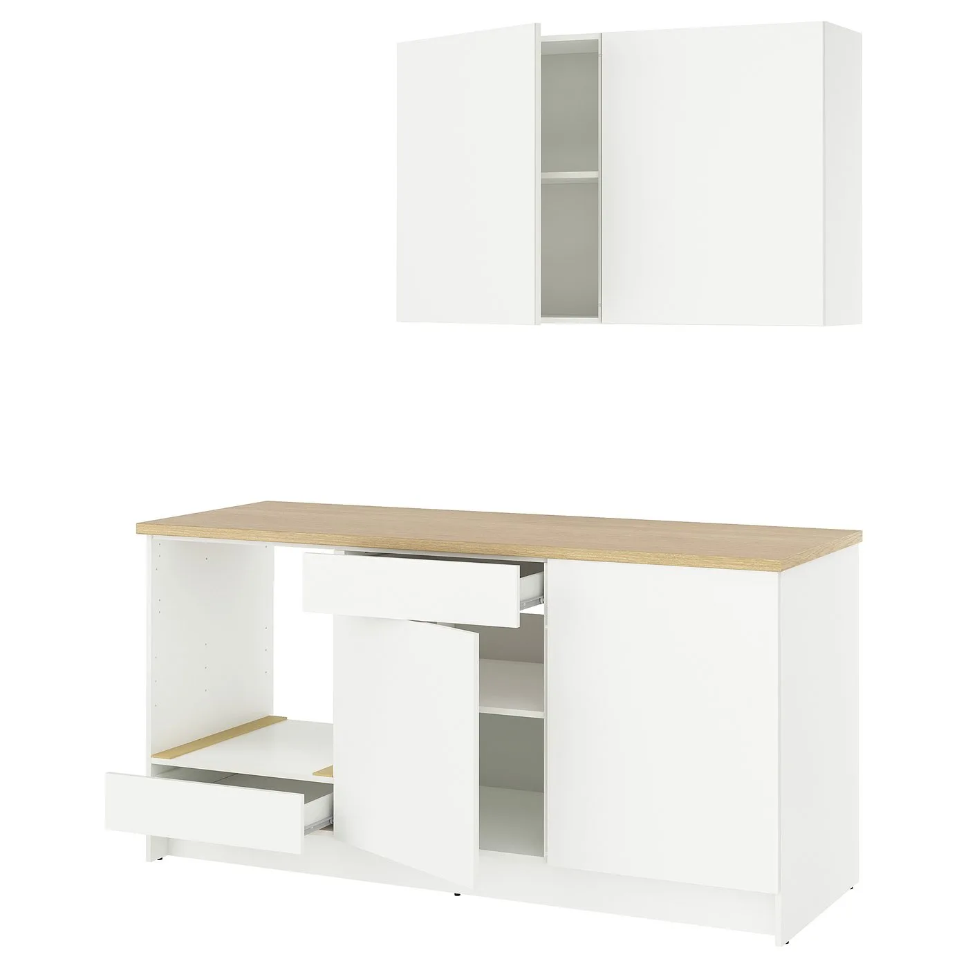 IKEA KNOXHULT Küchenzeile weiß 180 cm