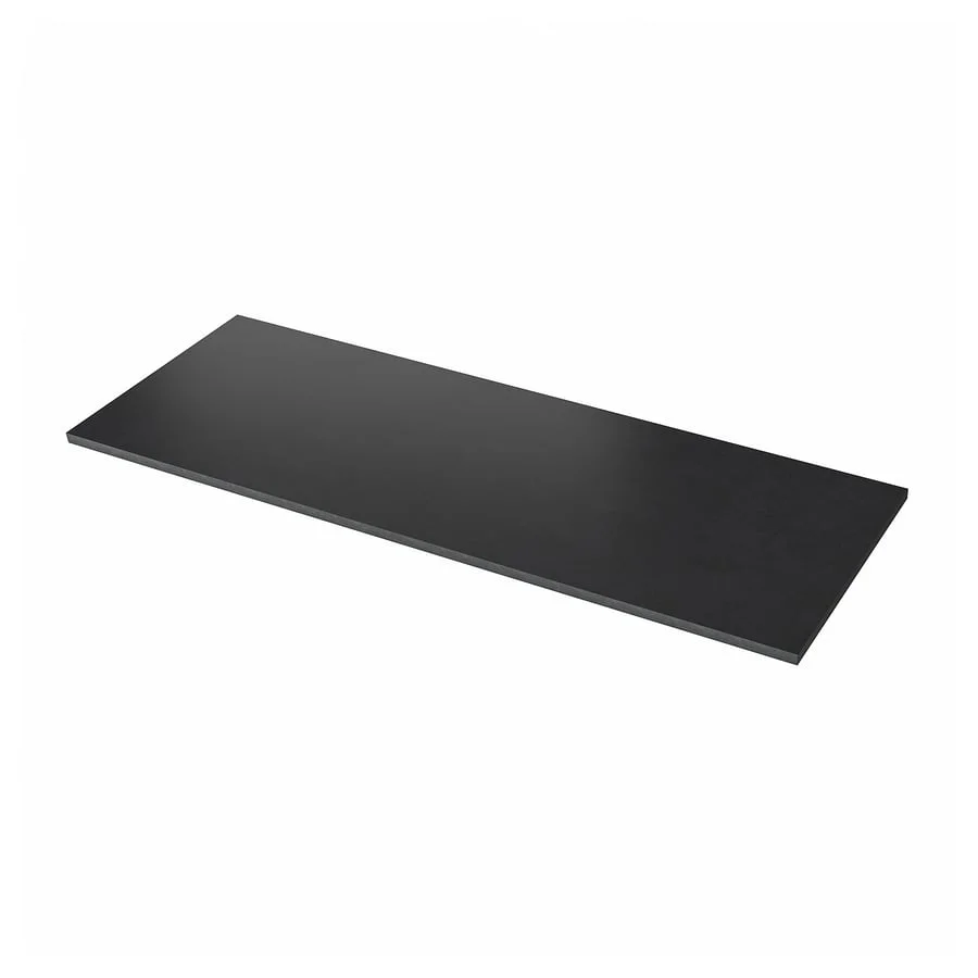 IKEA EKBACKEN Laminat-Arbeitsplatte in Schwarz